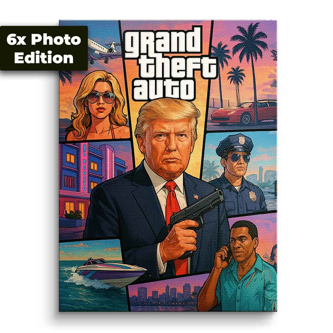 GTA Collage - Personalisierbares Wandbild