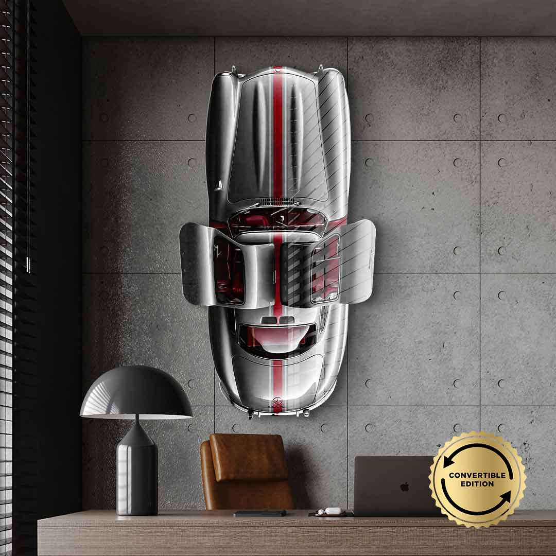 Wandskulptur Mercedes-Benz 300 SL Gullwing - Acrylglas
