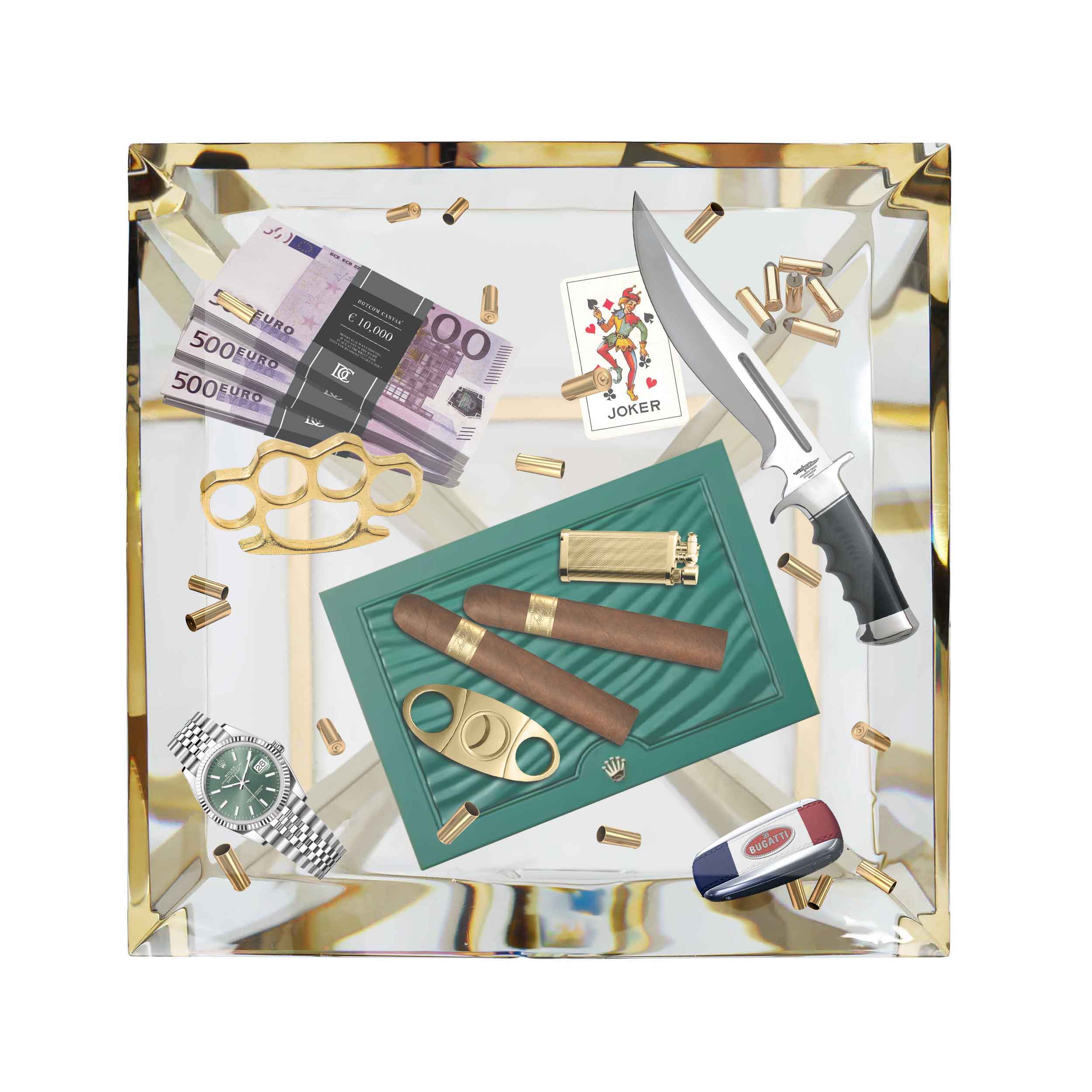 No Money No Funny - Epoxy table