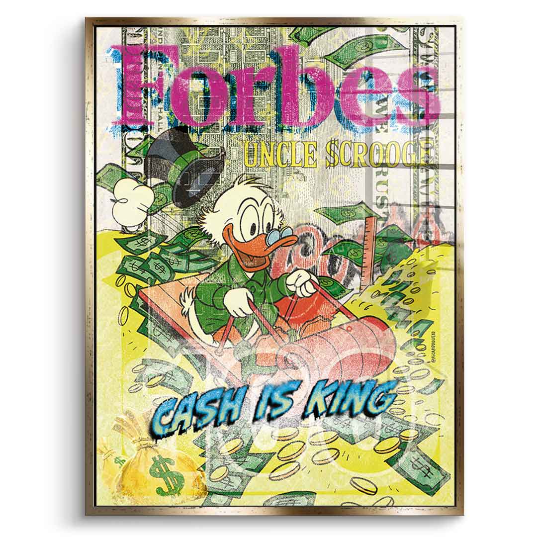 Cash is king - Acrylglas