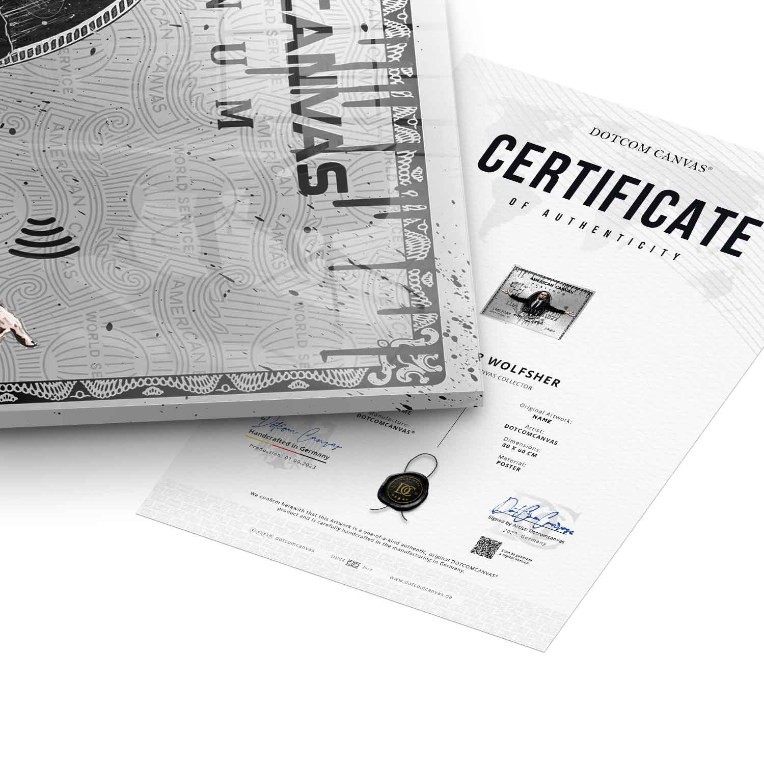 Royal American Canvas V2 - acrylic glass