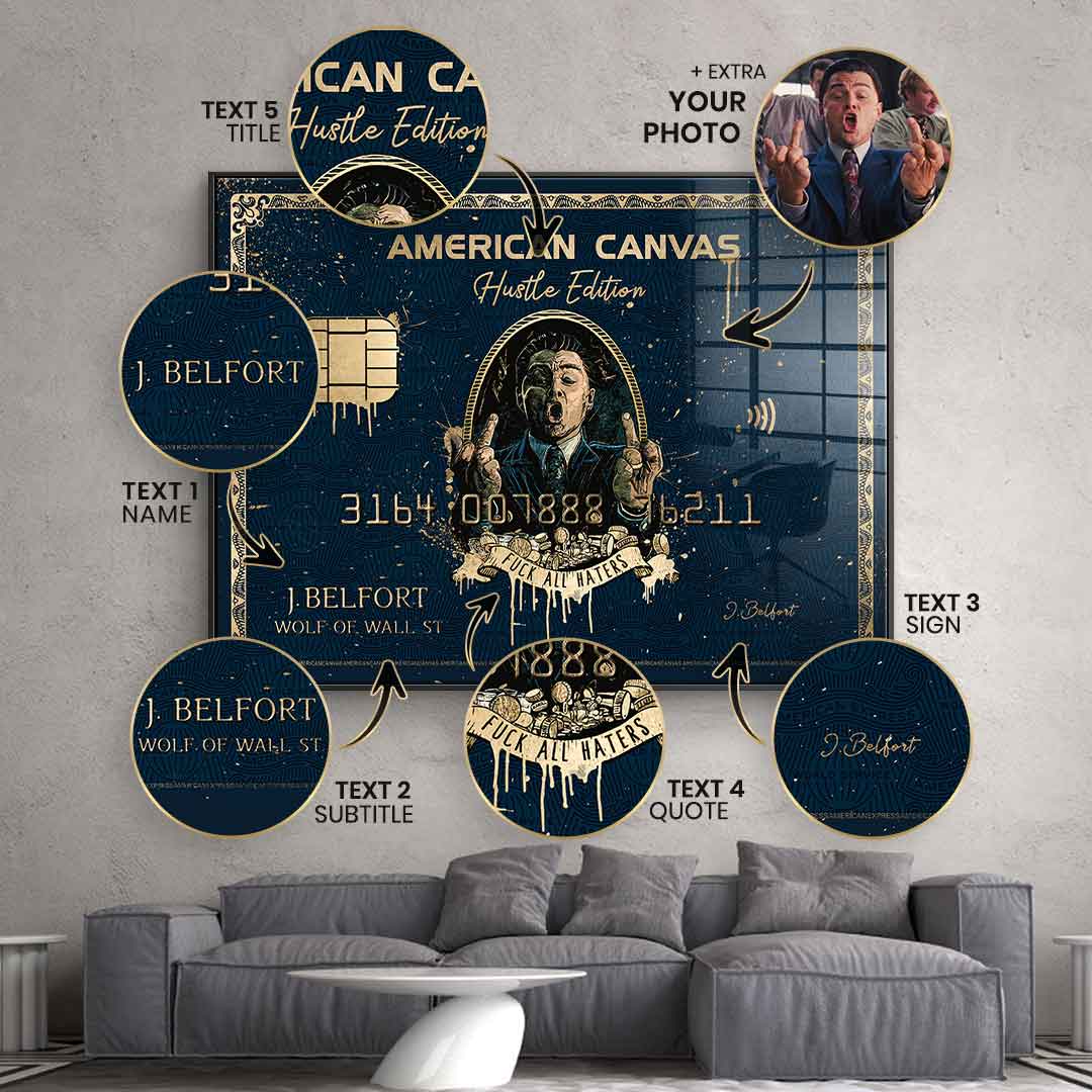 Royal American Canvas - Personalizable - Acrylic glass