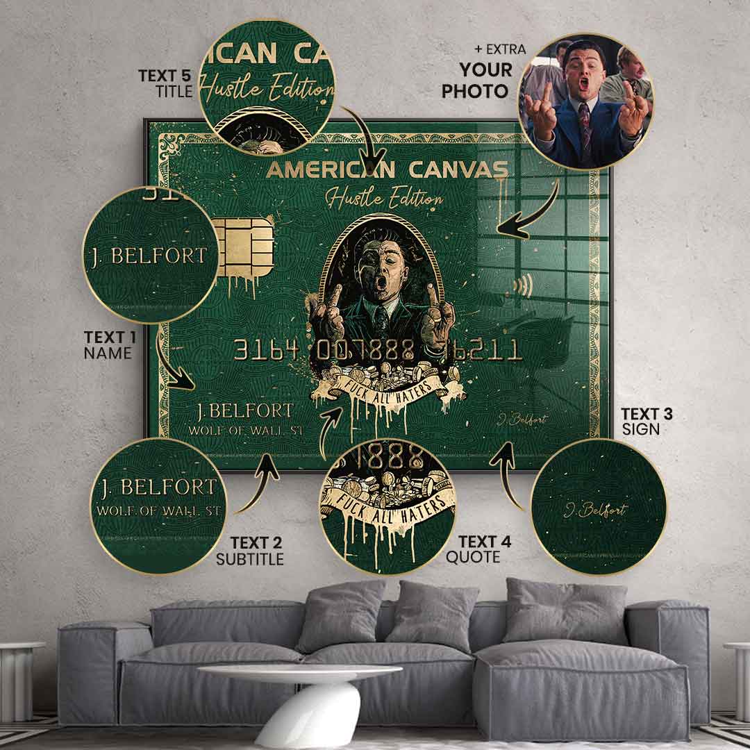 Royal American Canvas - Personalizable - Acrylic glass