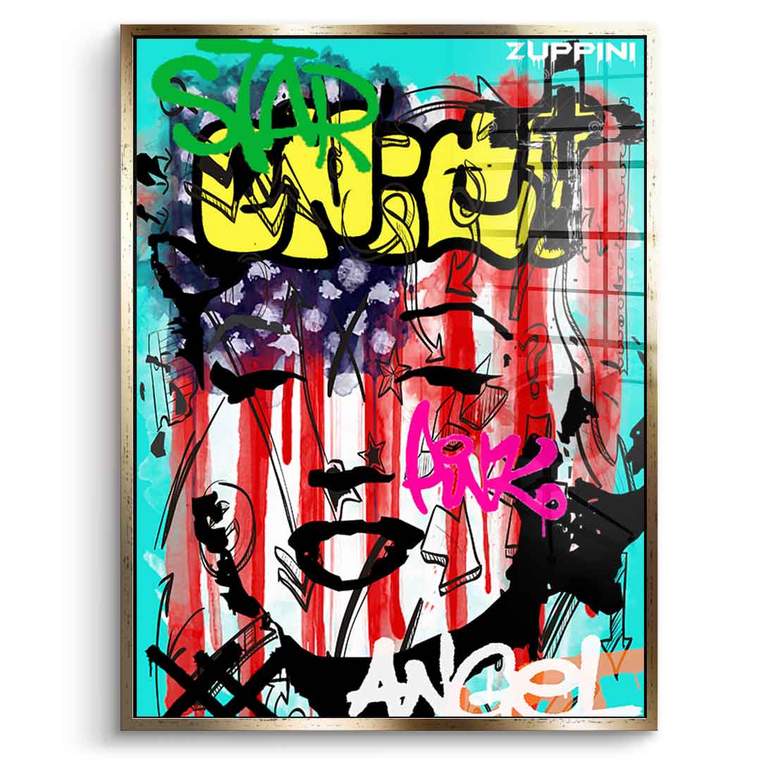 American Star - acrylic glass