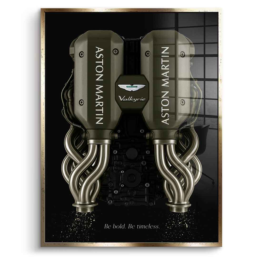 Aston Martin Engine - acrylic glass