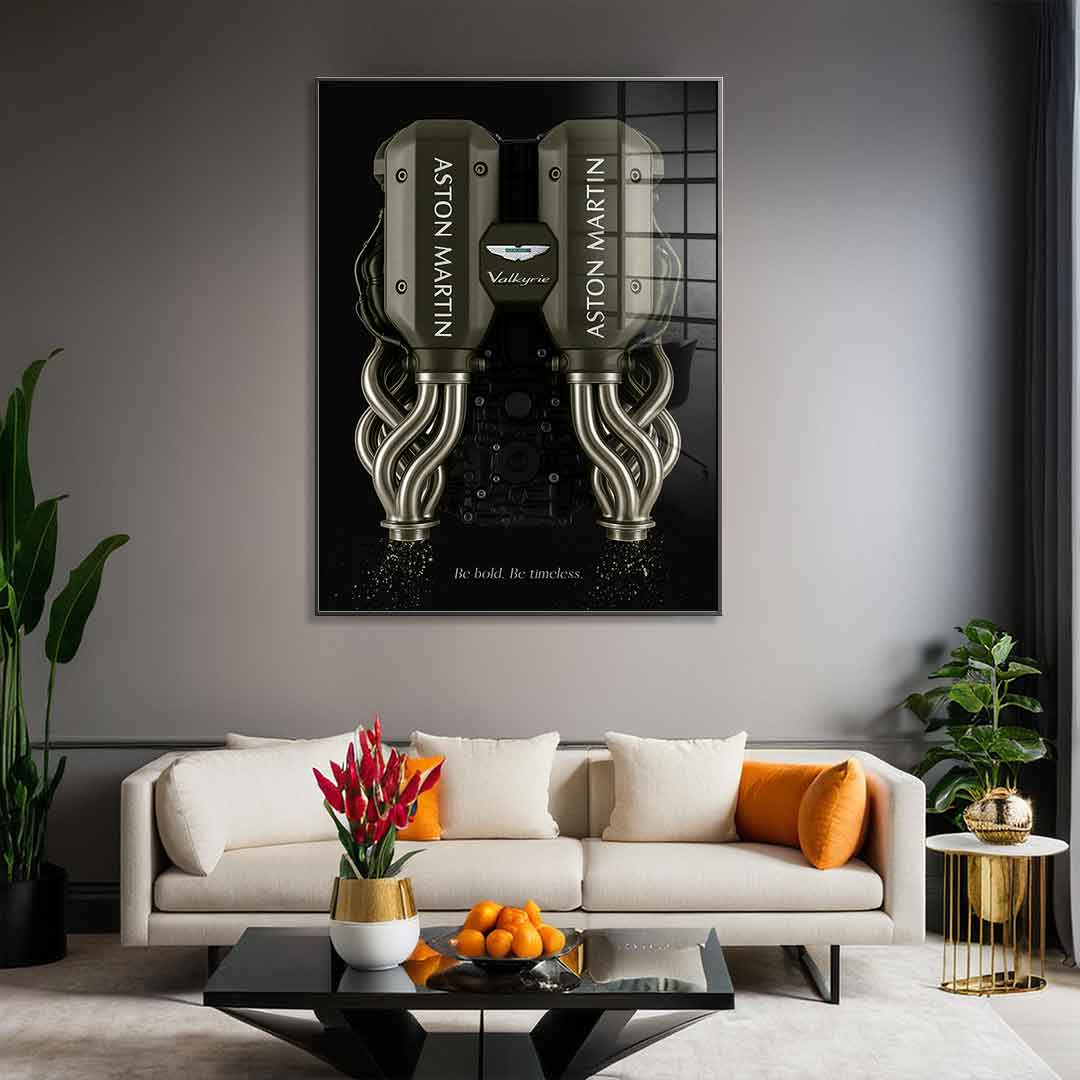 Aston Martin Engine - acrylic glass