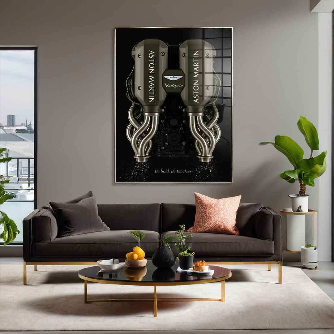 Aston Martin Engine - acrylic glass