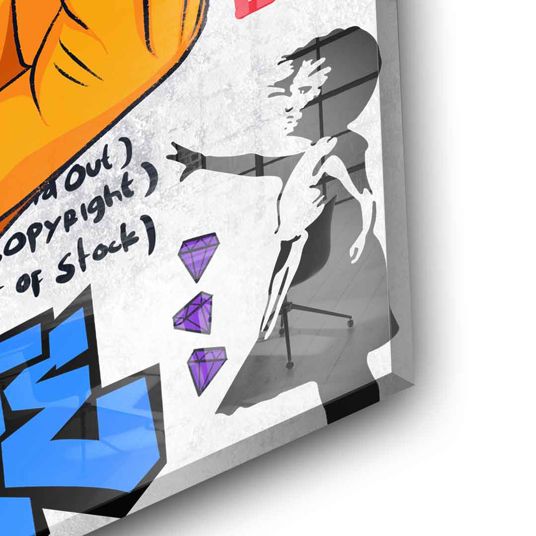 Audrey Hepburn - acrylic glass