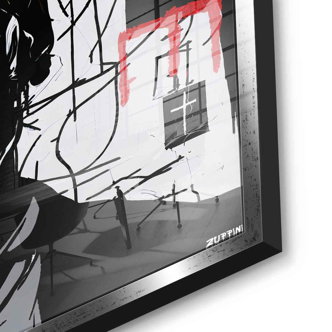 Black Man in Suit - Acrylic glass