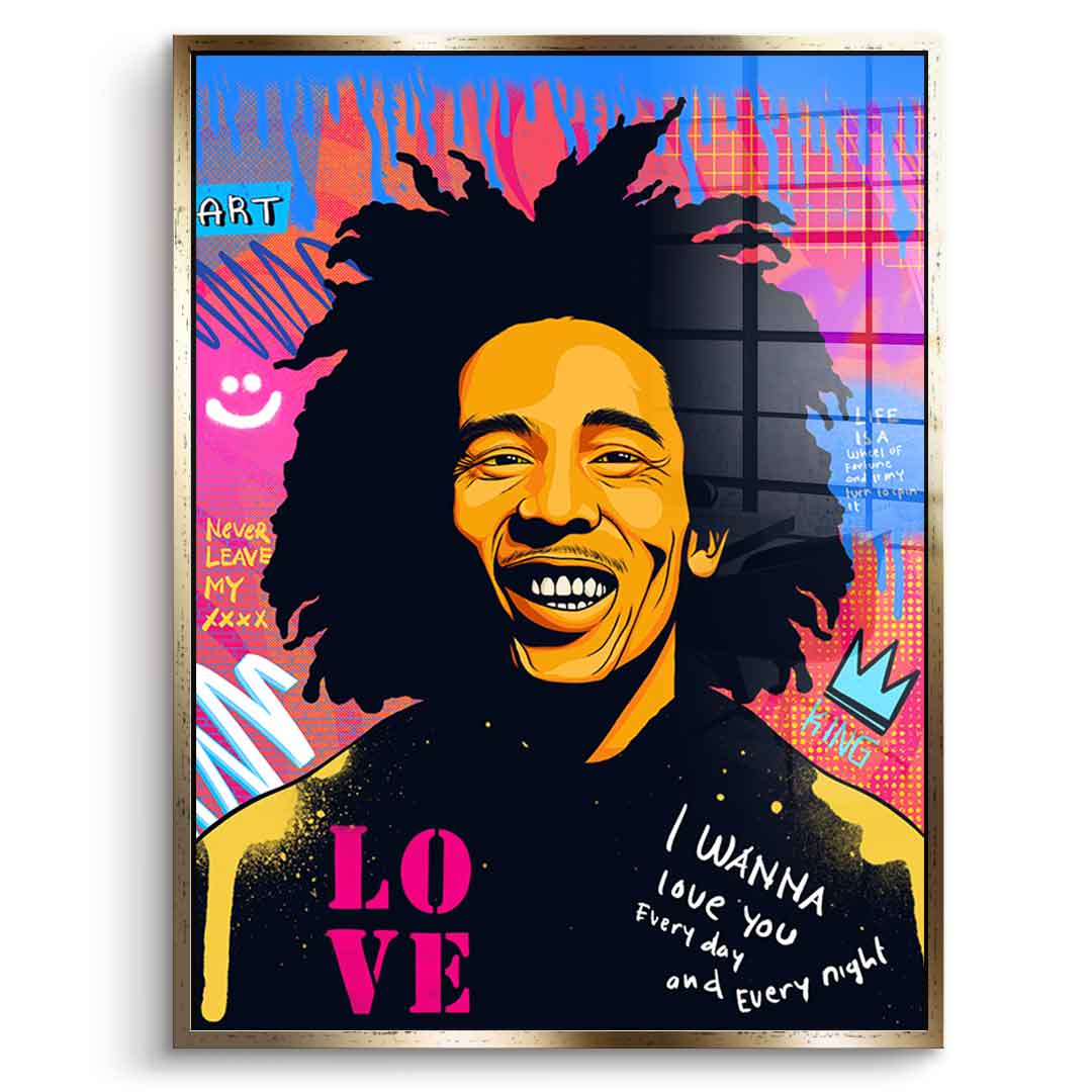 Reggea King - Acrylglas