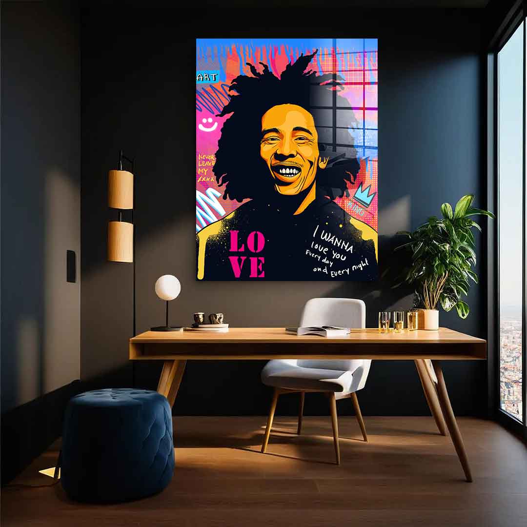 Reggea King - Acrylglas