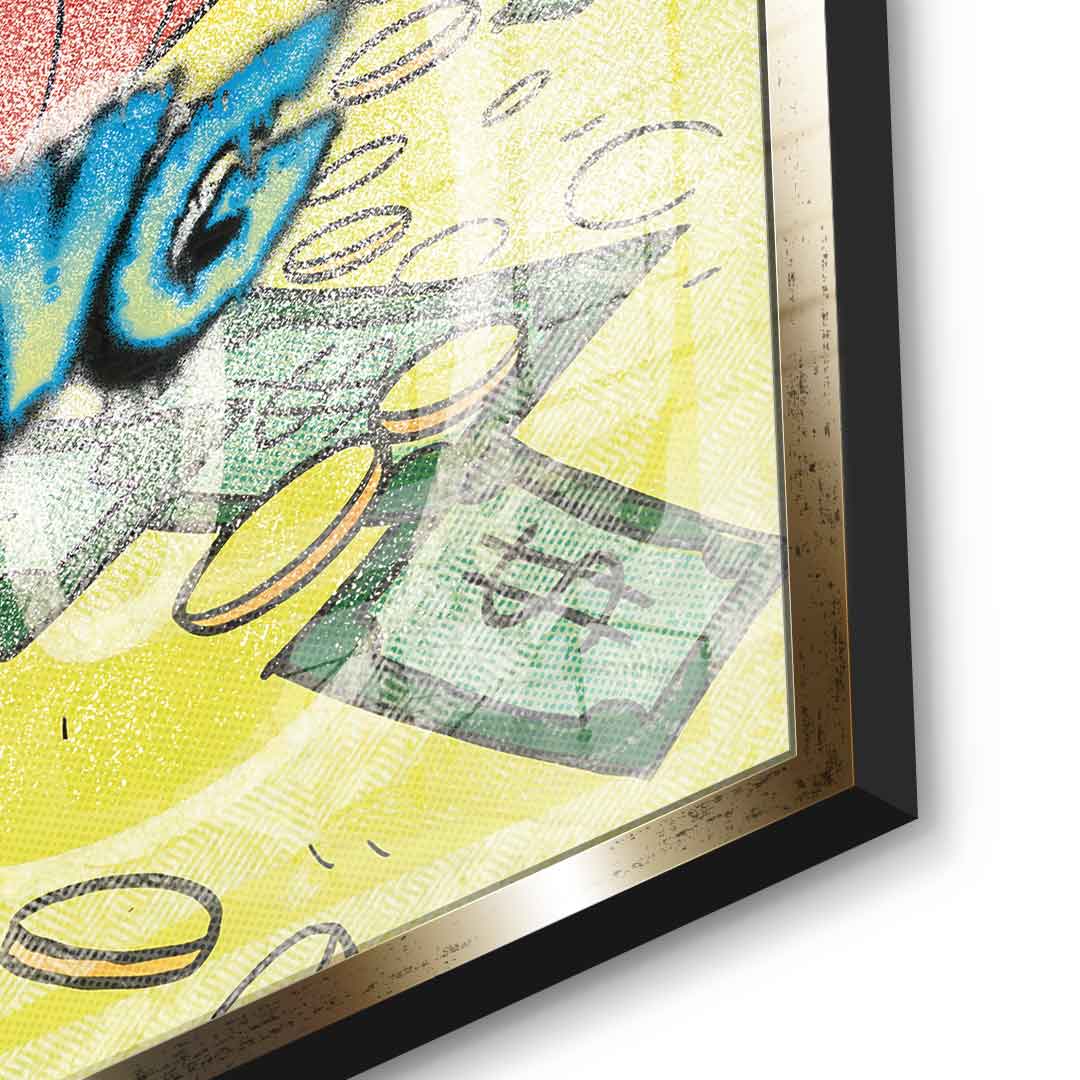 Cash is king - Acrylglas