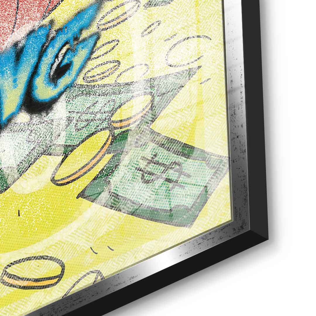 Cash is king - Acrylglas