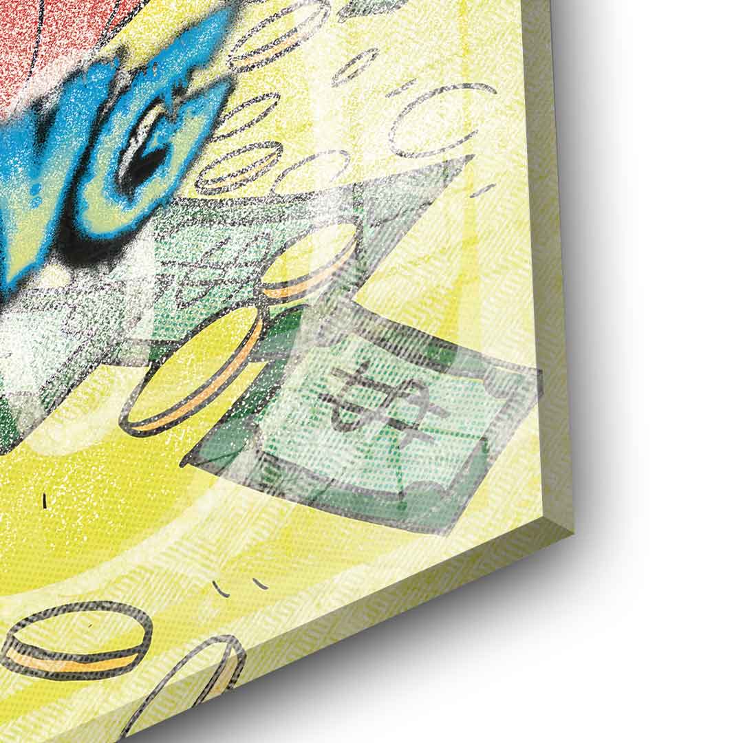 Cash is king - Acrylglas
