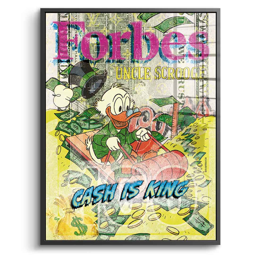 Cash is king - Acrylglas