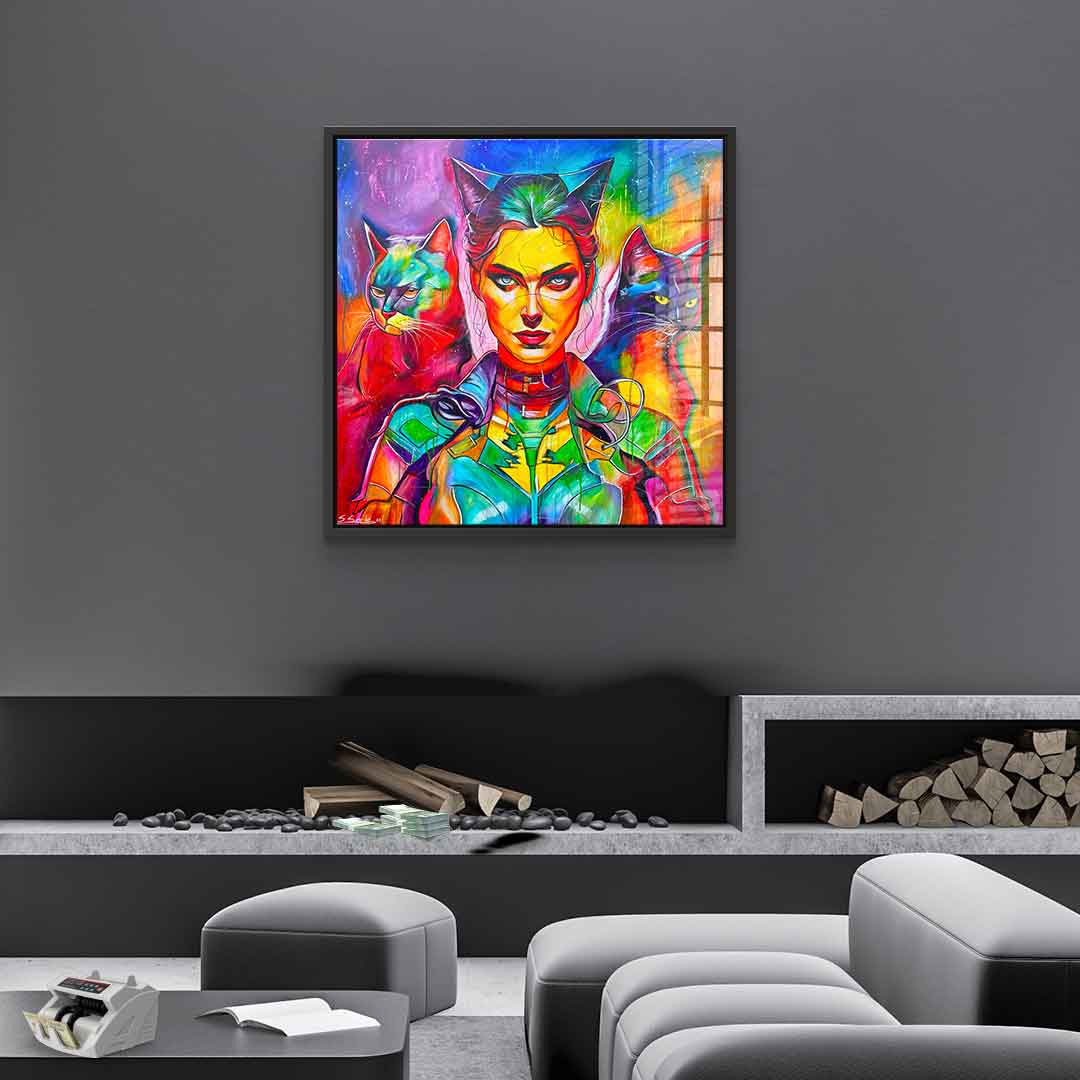 Catwoman Reloaded - Acrylglas