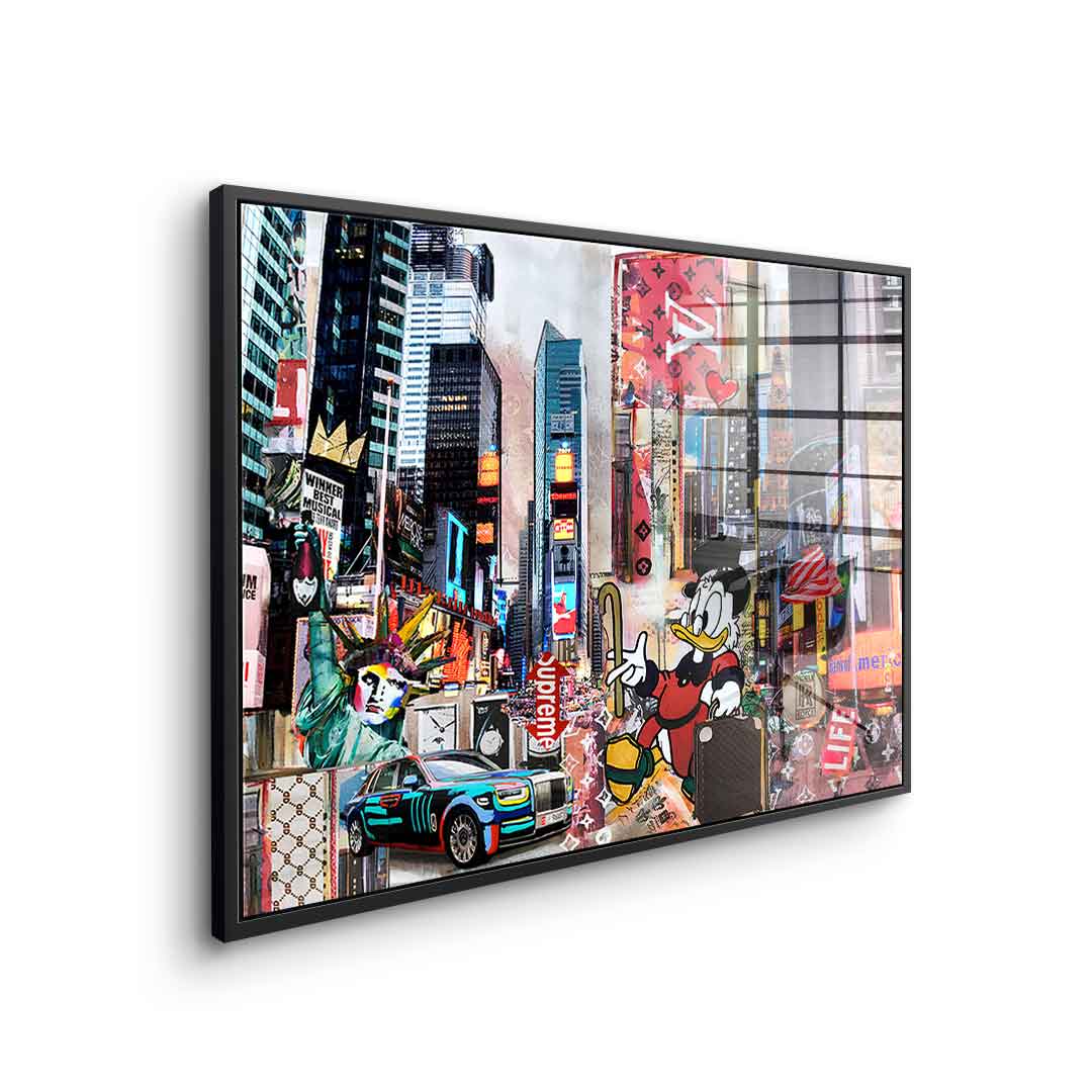 Dagobert in New York City - Acrylglas