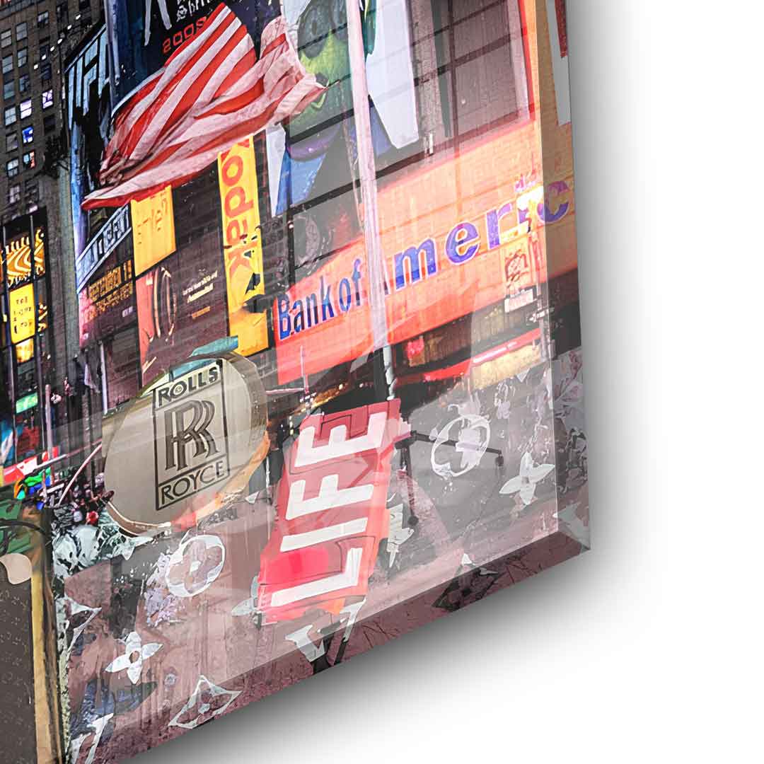 Dagobert in New York City - Acrylglas