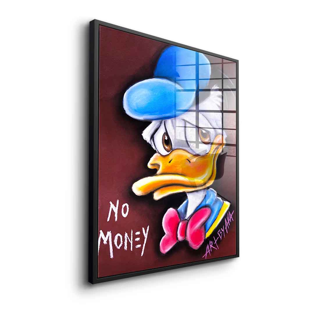No money Donald - Acrylglas
