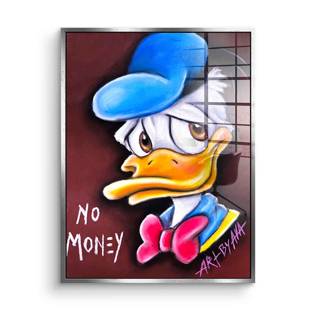 No money Donald - Acrylglas