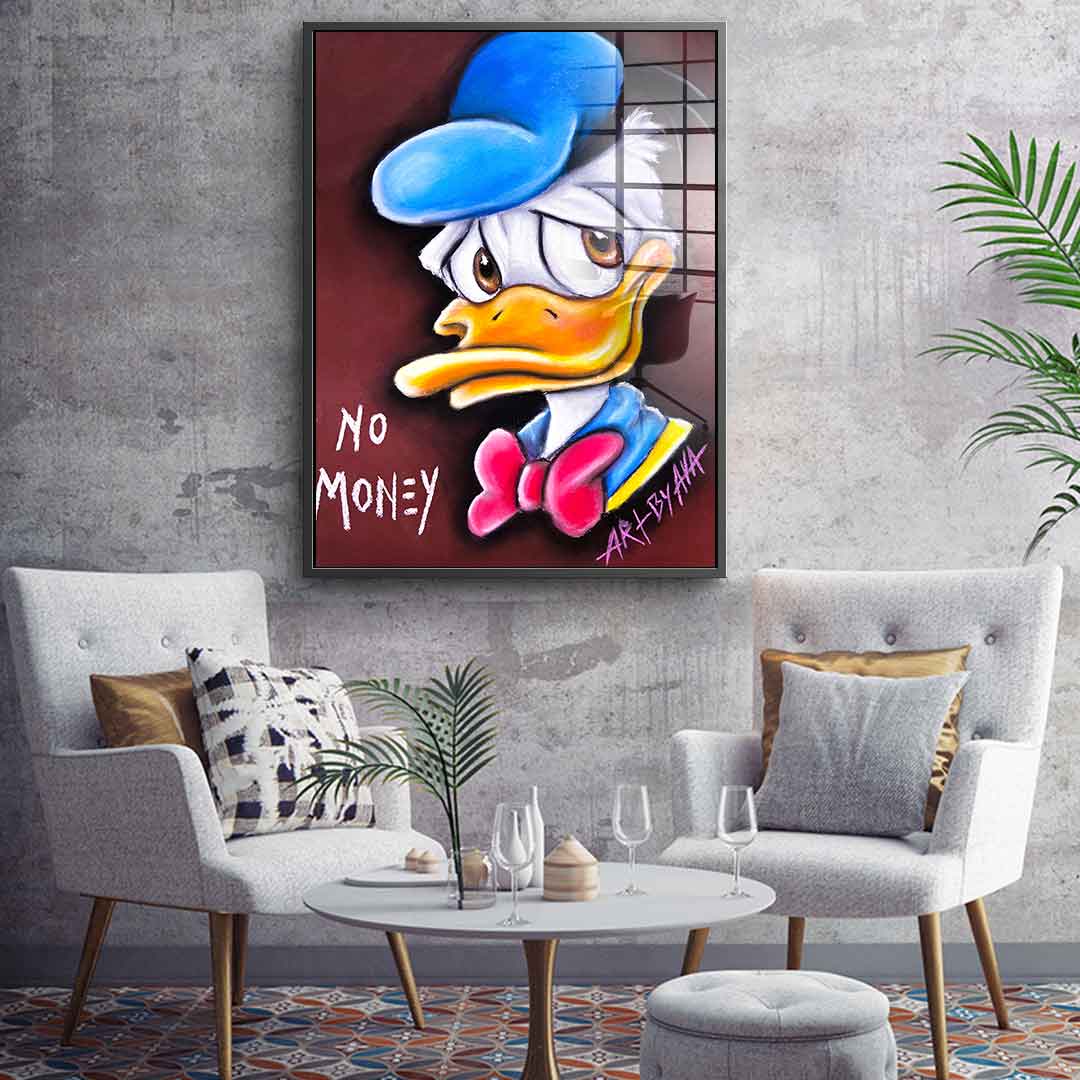 No money Donald - Acrylglas