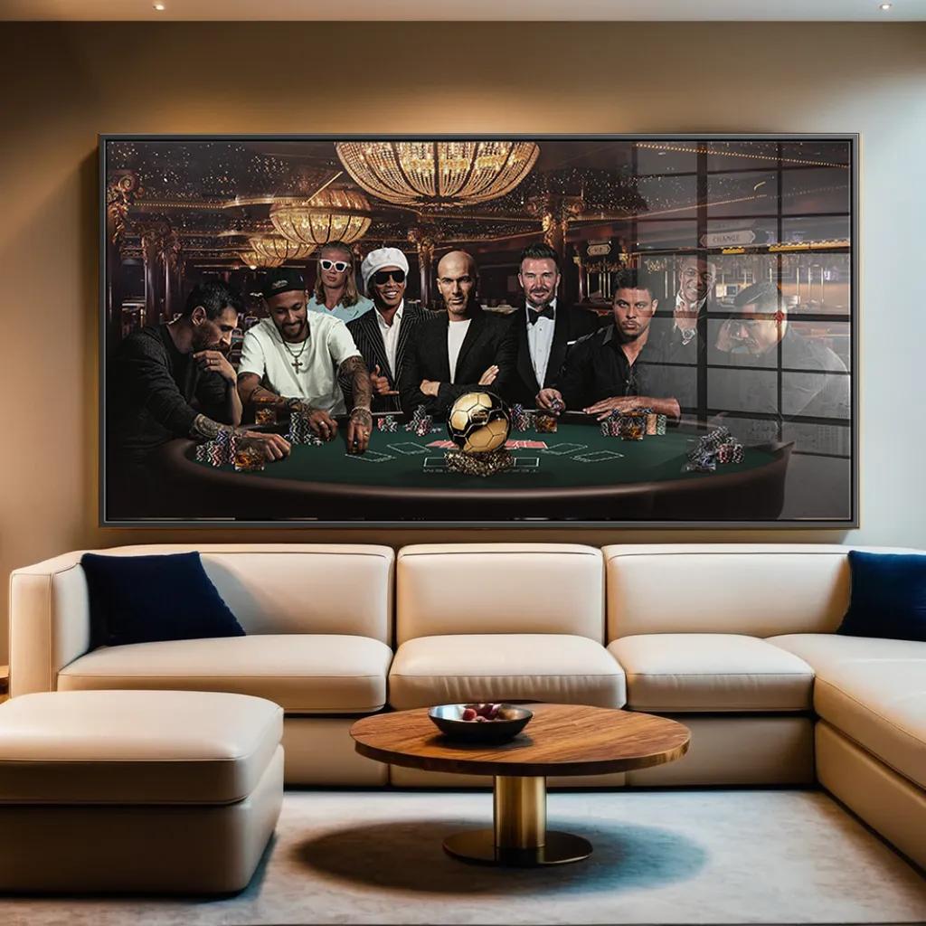 Poker Night #Football - acrylic glass