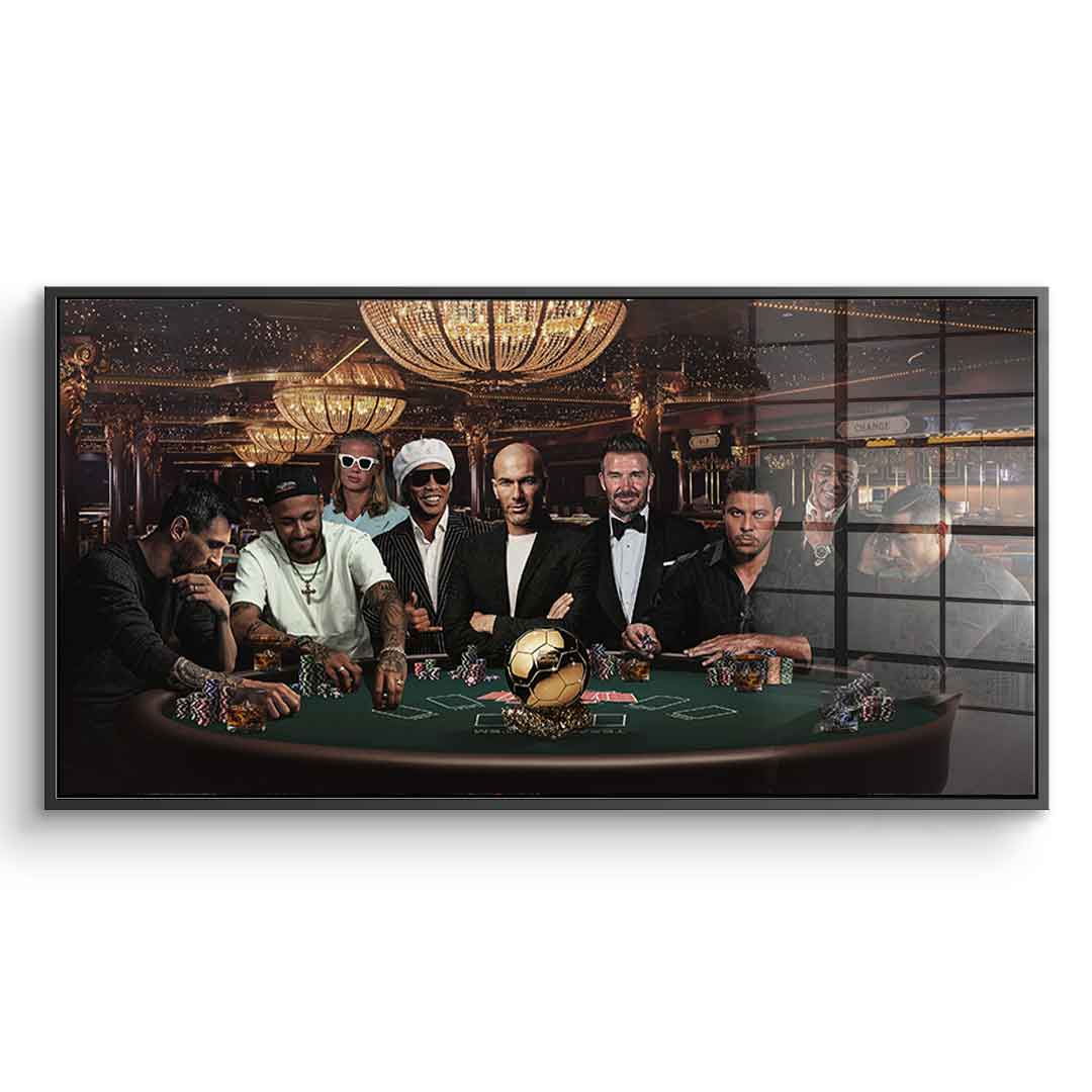 Poker Night #Football - Acrylglas