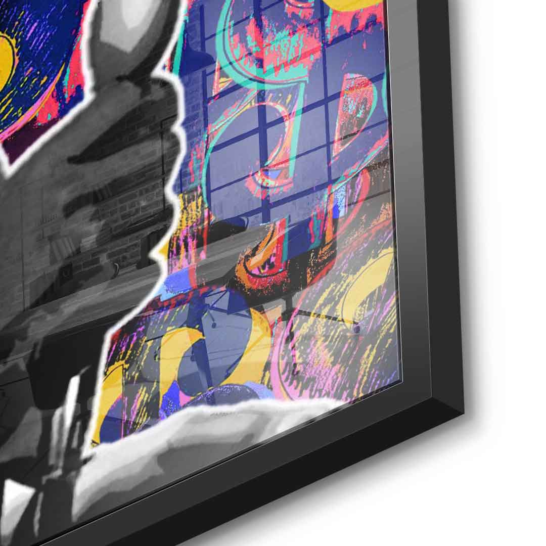 Fond avec dollars - Acrylglas