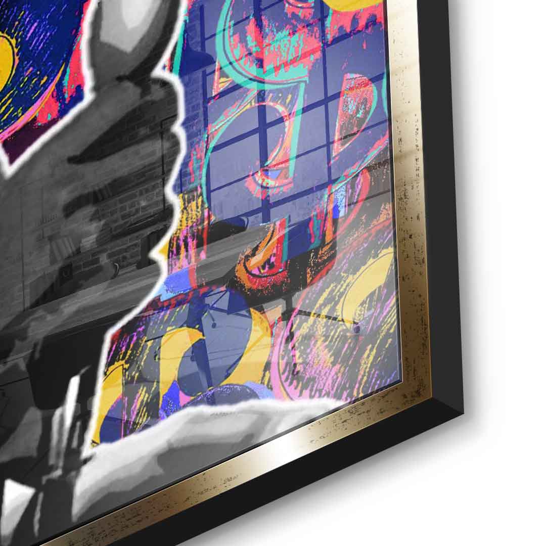 Fond avec dollars - Acrylglas