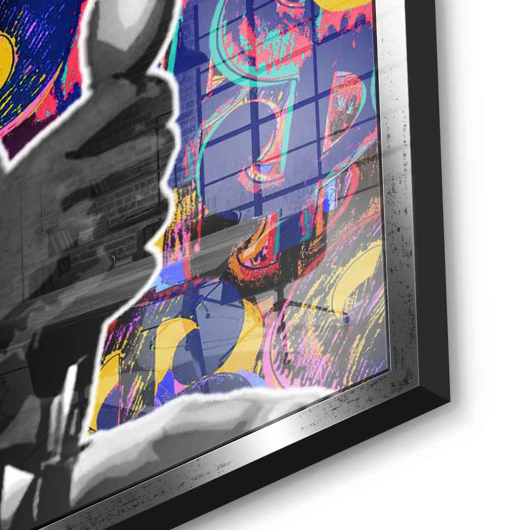 Fond avec dollars - Acrylglas