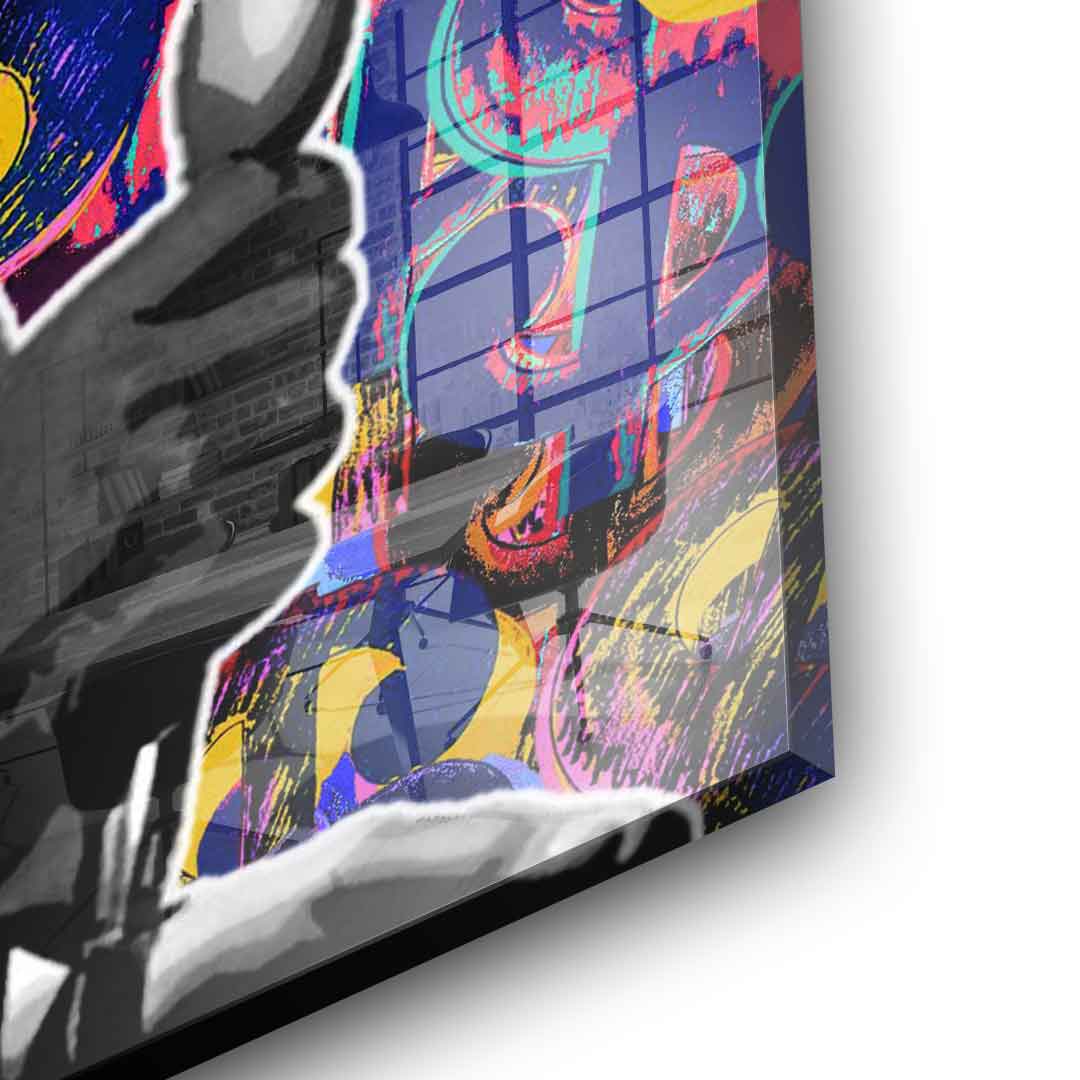 Fond avec dollars - Acrylglas