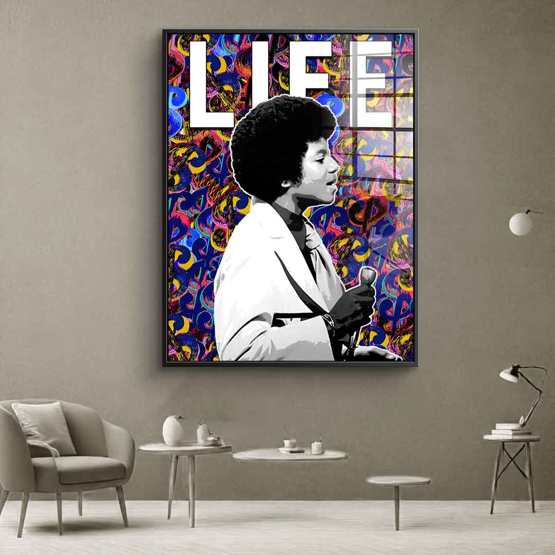 Fond avec dollars - Acrylglas