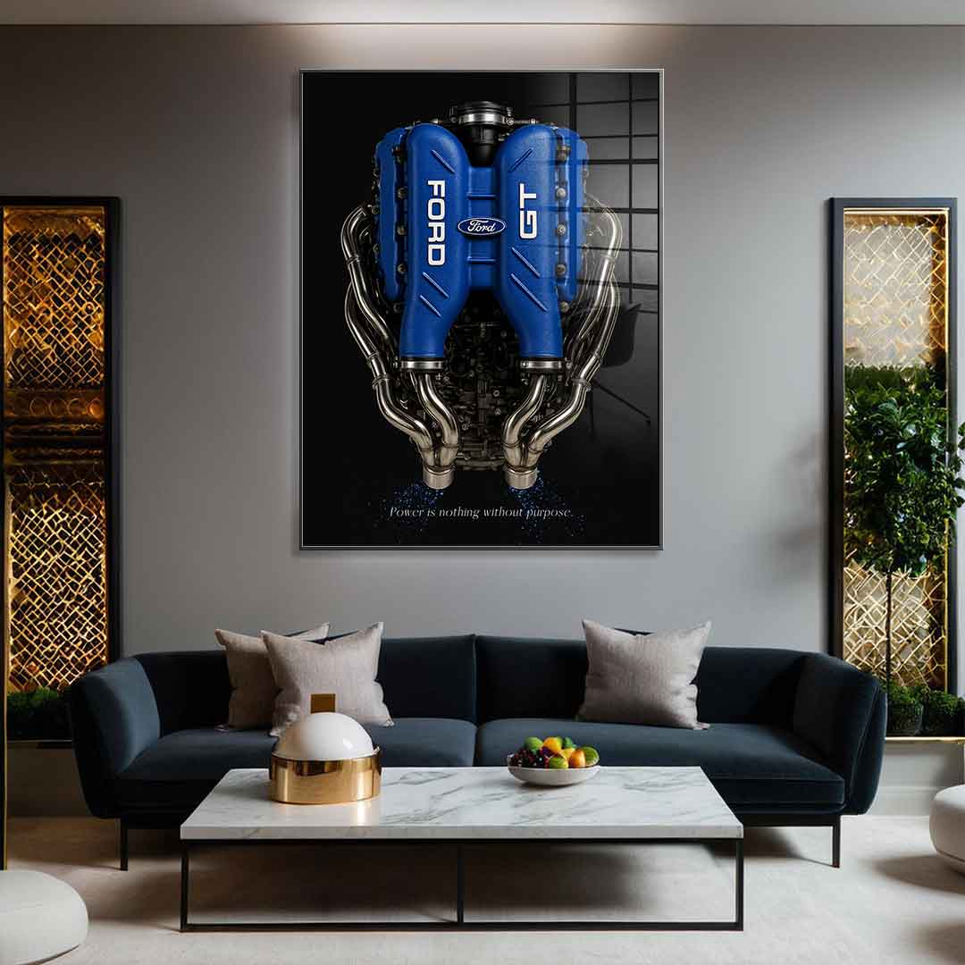 Ford GT Engine - Acrylglas