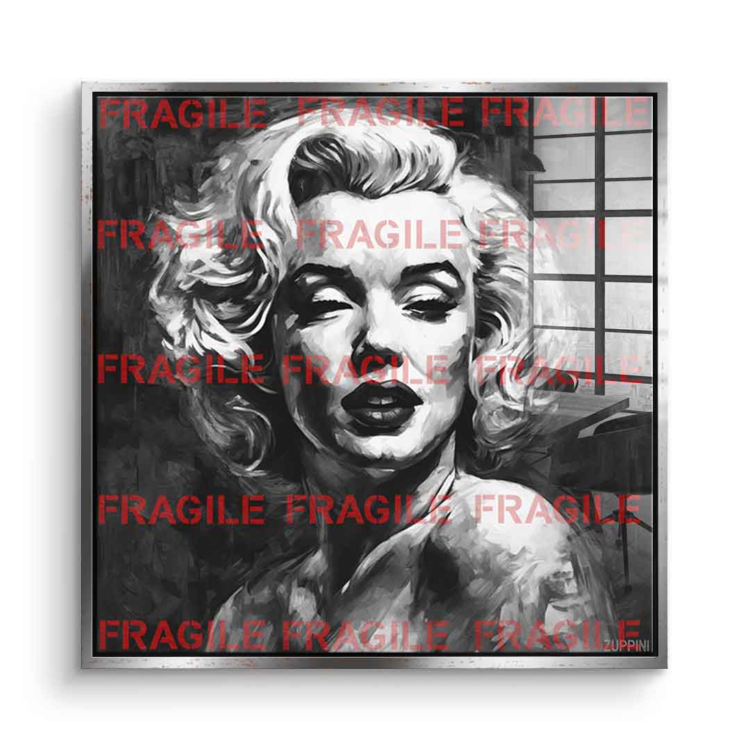 Fragile Monroe - acrylic glass