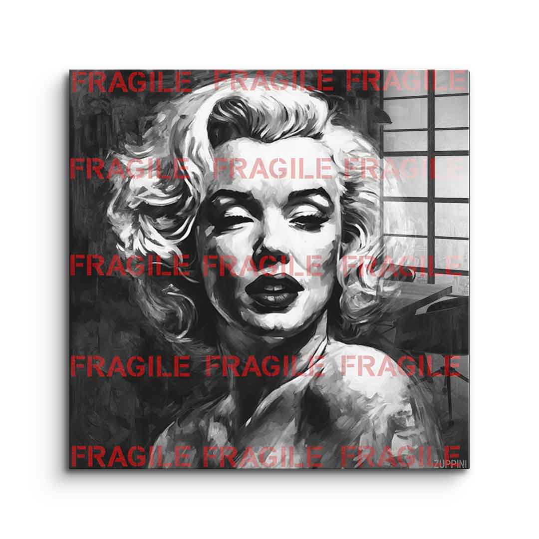 Fragile Monroe - acrylic glass