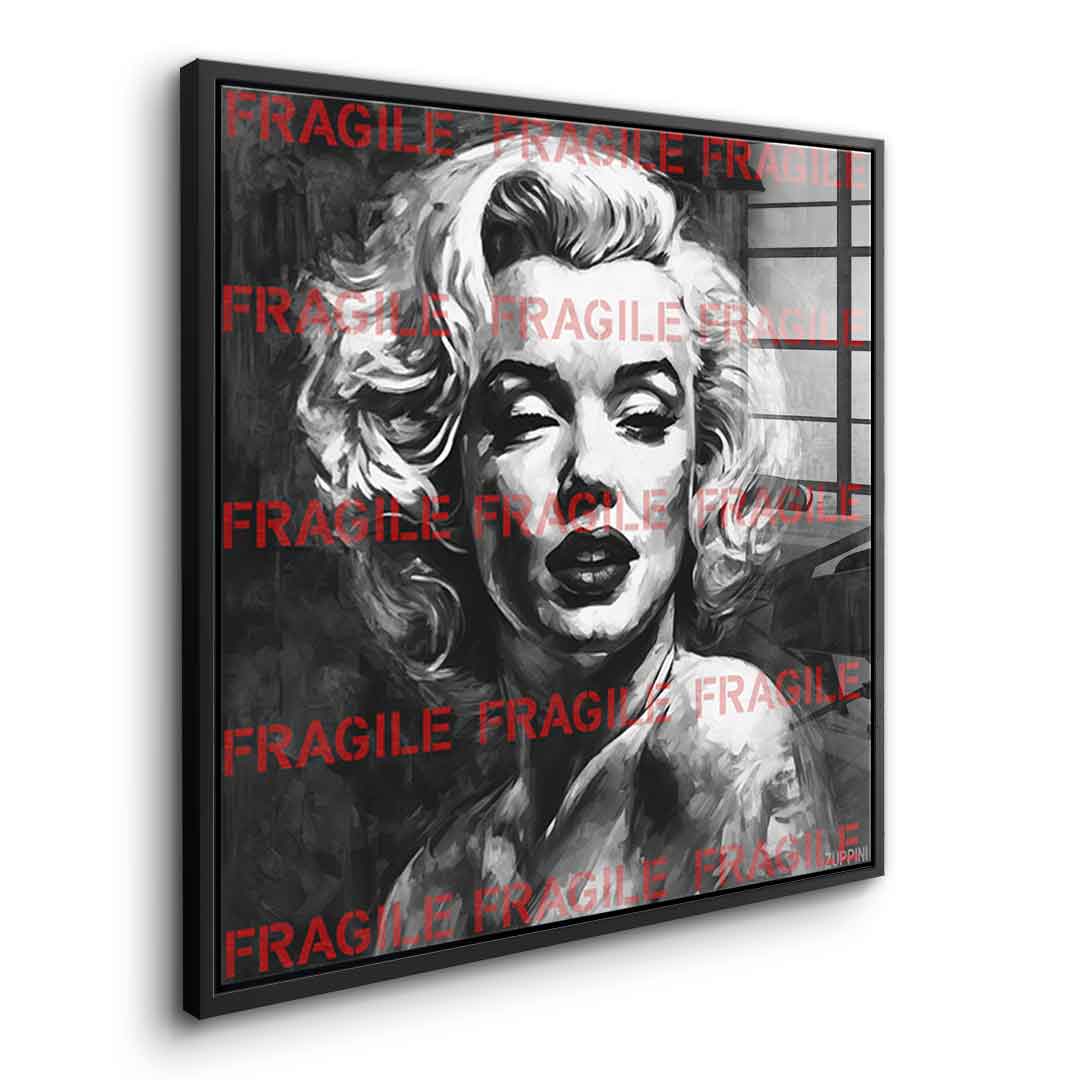Fragile Monroe - acrylic glass