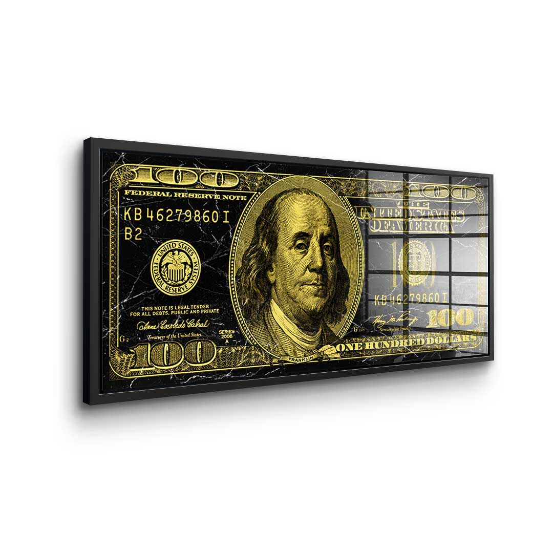 Golden Dollar - Acrylglas