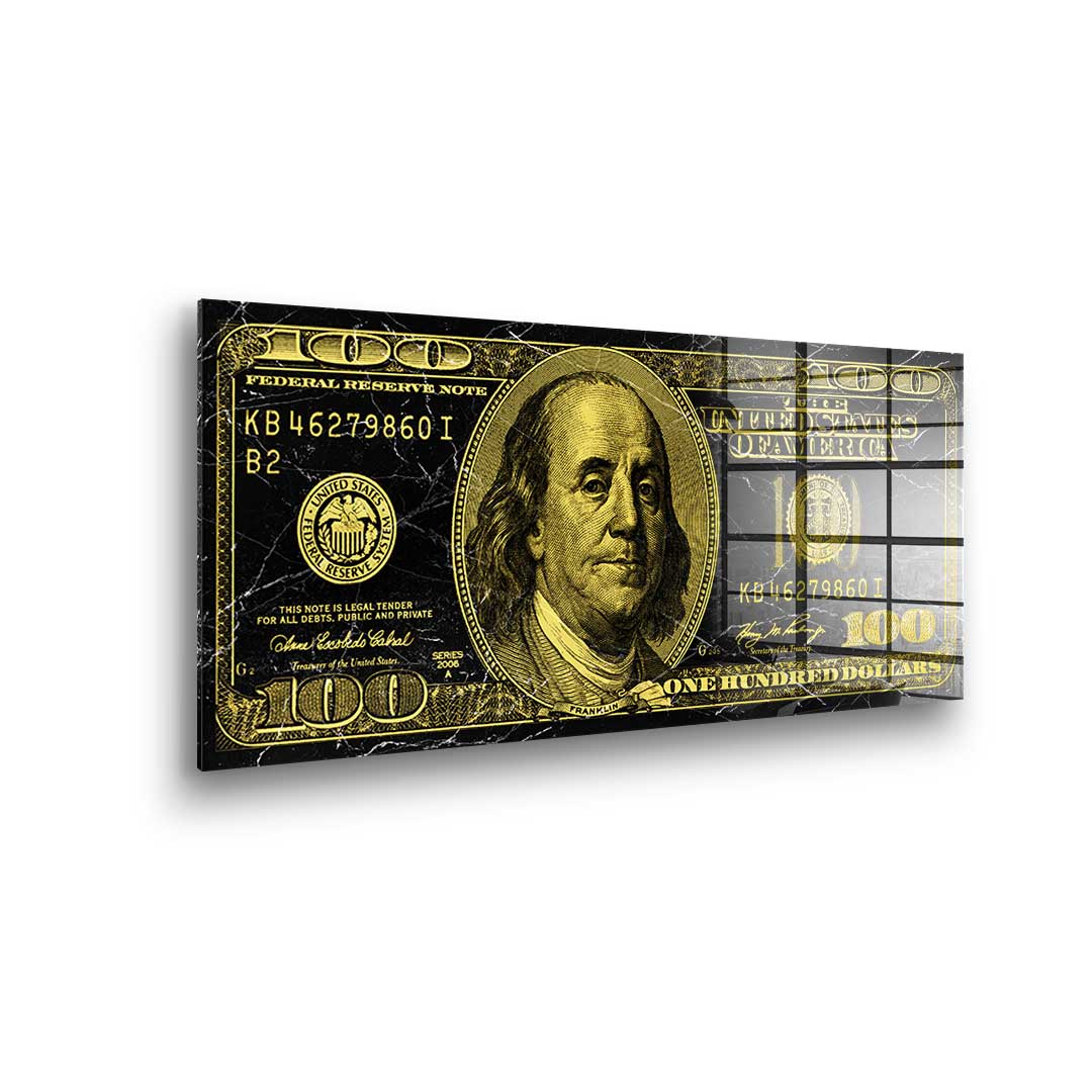 Golden Dollar - Acrylglas