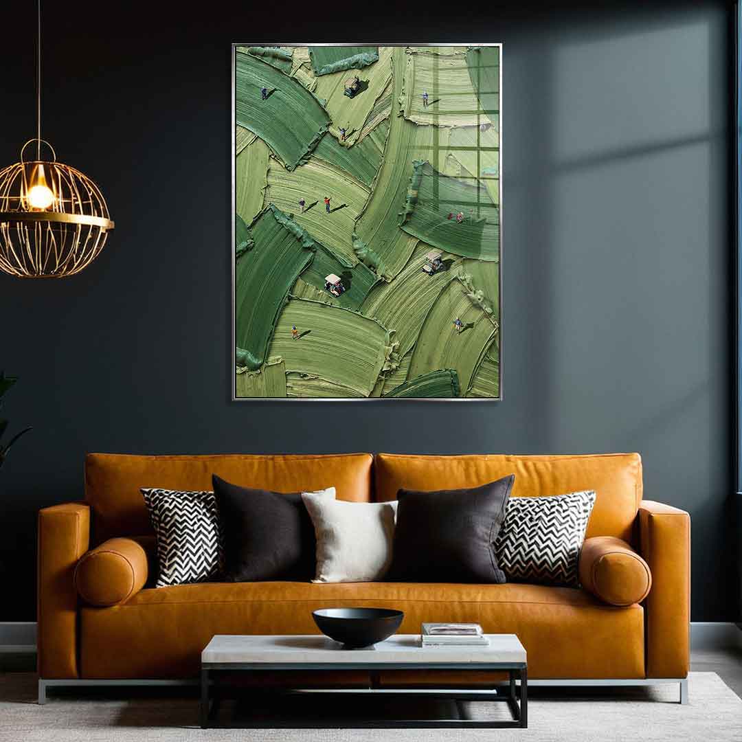 Golf in Action - Acrylglas