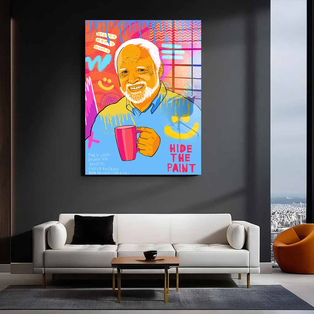 Harold Meme - Acrylglas