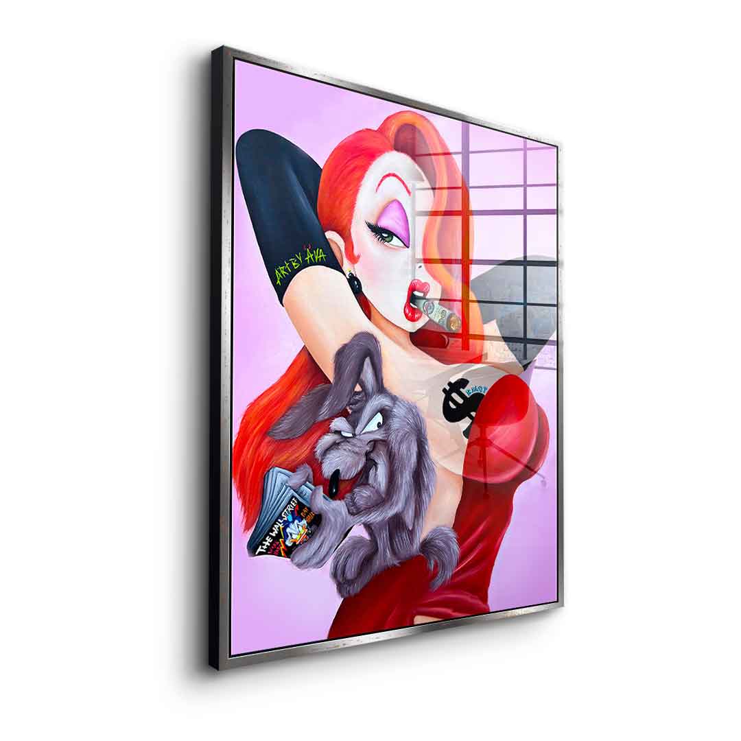 Posing Jessica Rabbit - Acrylglas