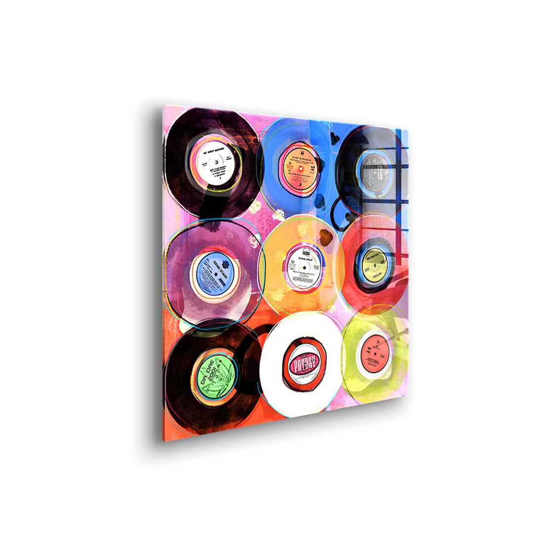 Hip-Hop Vinyl Collection - Acrylglas