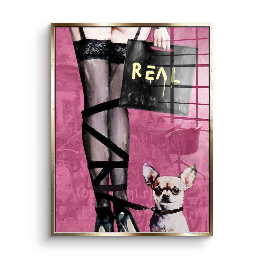 Strappy Stiletto - acrylic glass