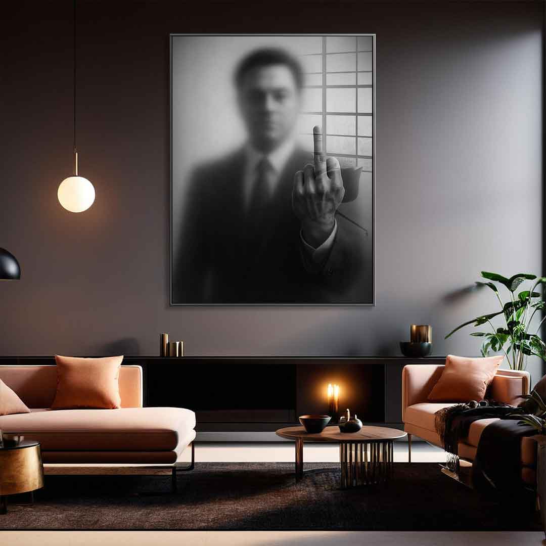 J. Belfort's Silhouette - Acrylglas