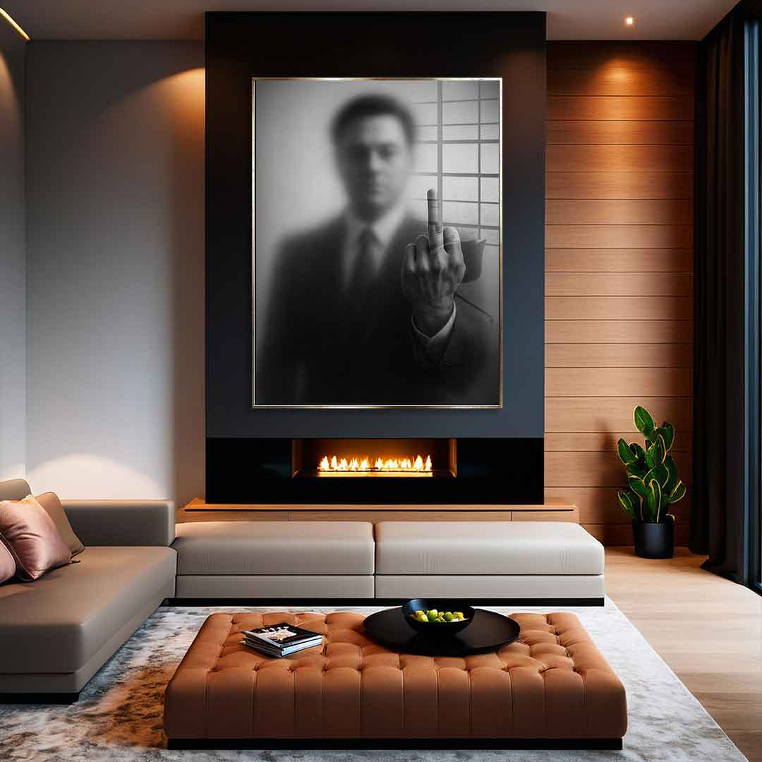 J. Belfort's Silhouette - Acrylglas