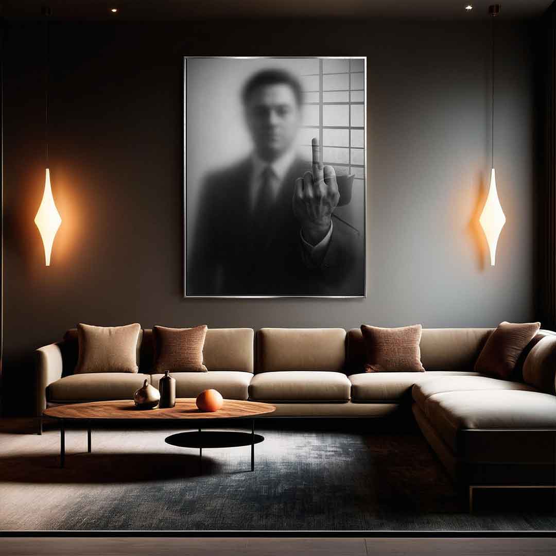 J. Belfort's Silhouette - Acrylglas