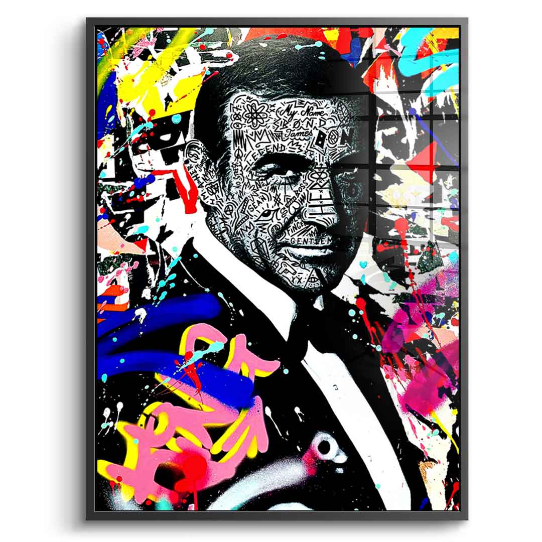 MY NAME IS BOND XL - Acrylglas