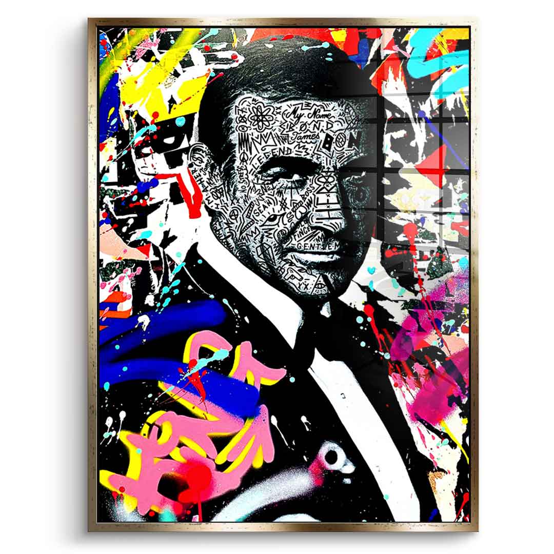MY NAME IS BOND XL - Acrylglas
