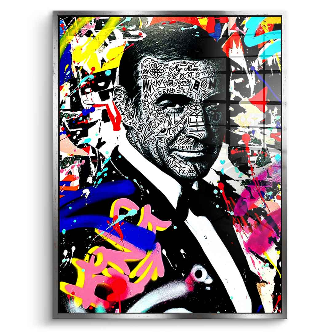 MY NAME IS BOND XL - Acrylglas