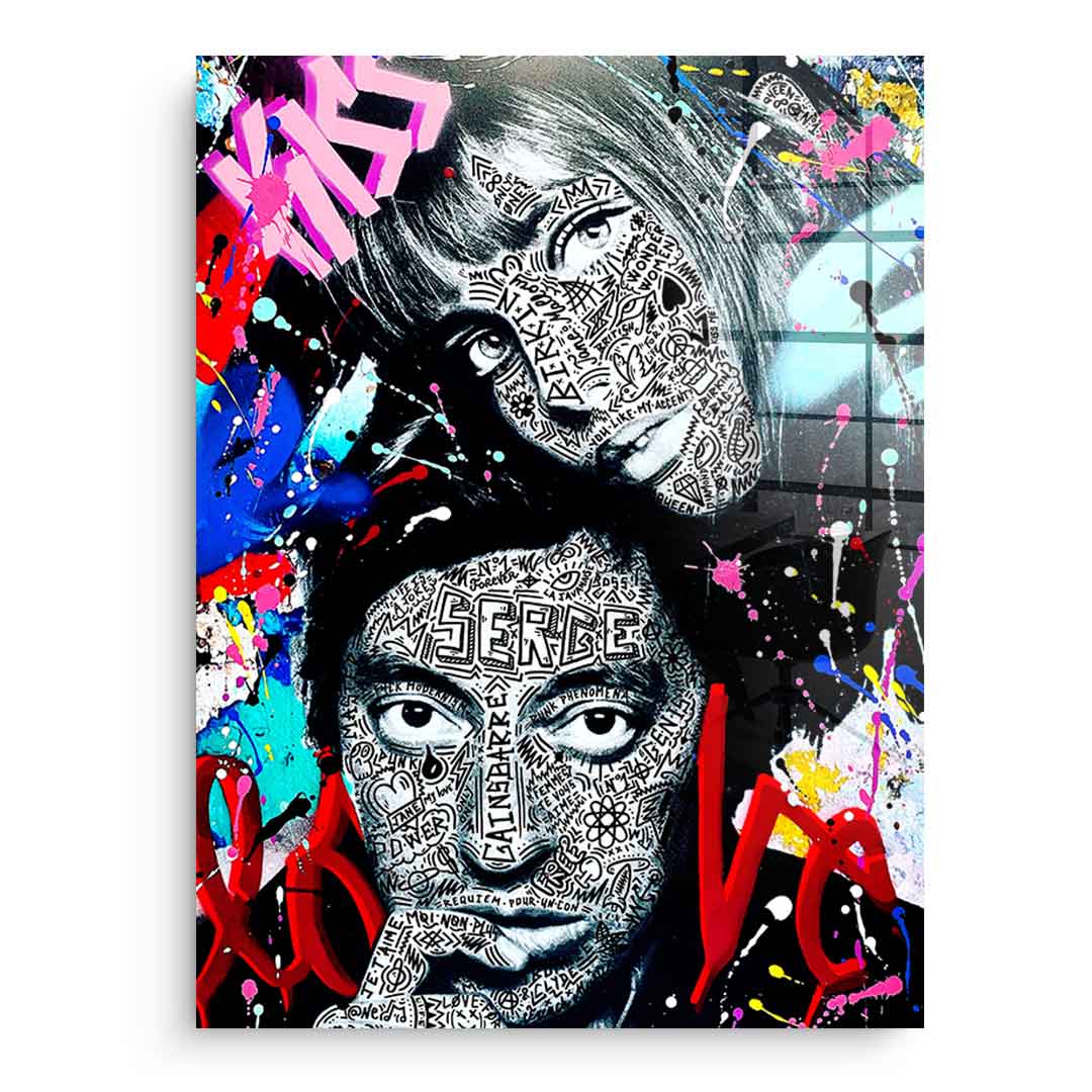 SERGE & JANE FOREVER - Acrylic glass